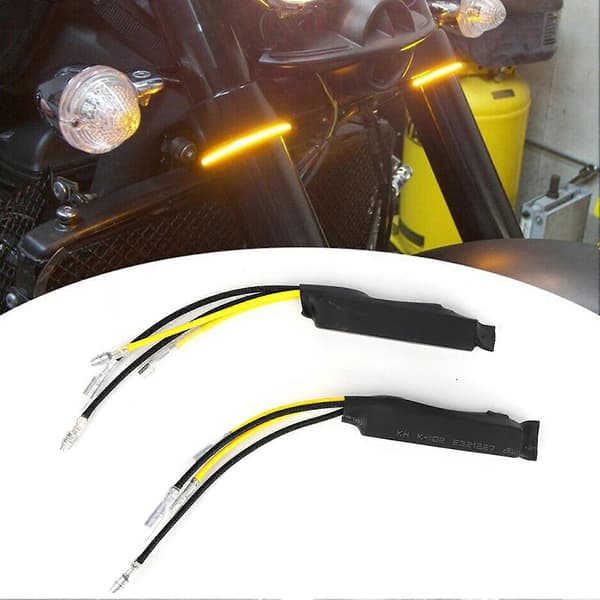 Motorcykel Blinklys LED Modstand Dekoder - Fejlfri, 2 stk., 21W, DC12V