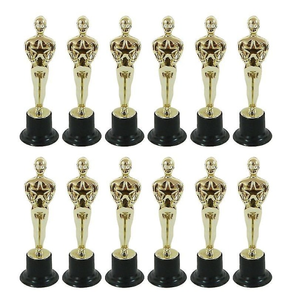 12 stk Oscar-statuettestøbeform belønner vinderne med storslåede trofæer i ceremonier