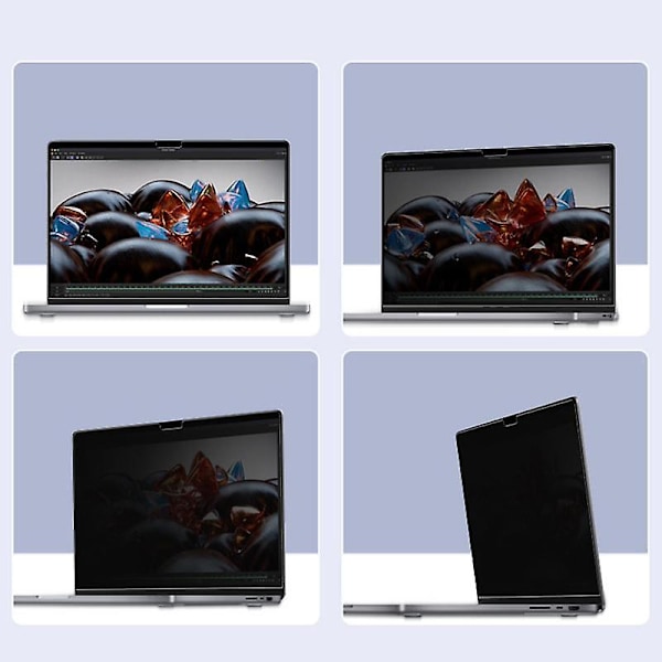 Anti-spionage Skyddsskärm i Härdat Glas för MacBook Pro 14 tum (2021) (A2442)/14 tum (2023) (A2779)