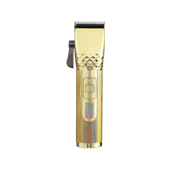 Professionel Hårklipper Guld Clipper Mænd Genopladelig Barb