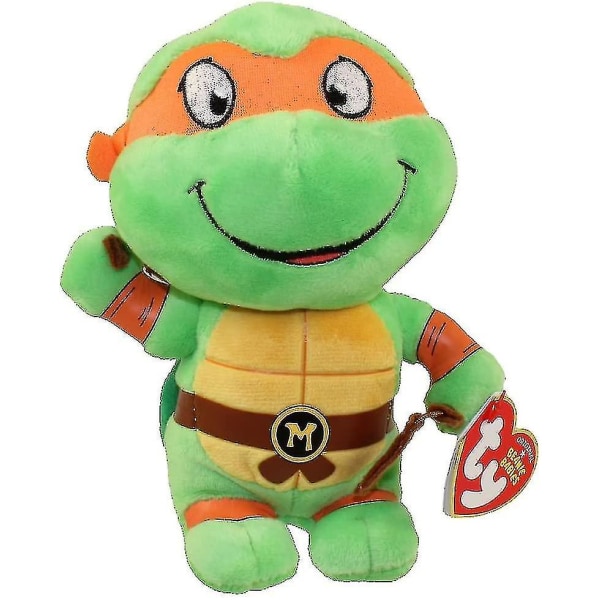 Ty Beanie Teenage Mutant Ninja Turtles Michelangelo Reg 6" P