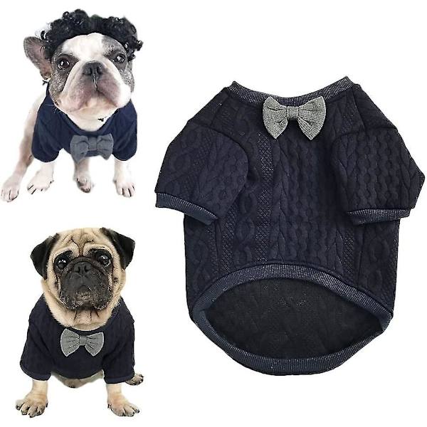 Hunde Butterfly Sweater - Tøj til kæledyr Jakker til franske bulldogs og mops (XL)