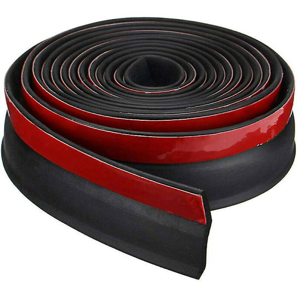 Universell DIY garageport nedre tröskel gummitätningslist väderlist ersättning översvämningsskydd för garageportar isolering längd 2,5 m tjocklek 6