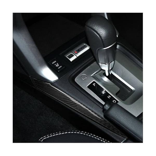 Kulfiber Center Konsol Side Gear Shift Panel Dekorativt Dæksel Til Forester 2013-2018