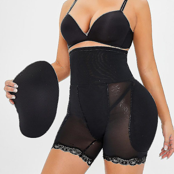 Kvinnors rumpa höftförstärkare trosor hög midja höft vadderade shapewear