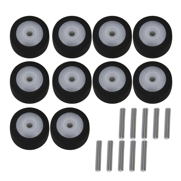 10x Tape Recorder Belt Bearing Wheel Pinch Roller With Axle