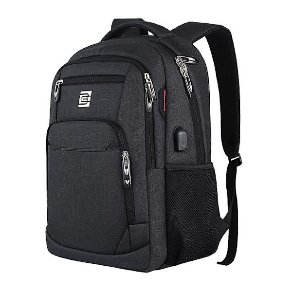 Laptop Ryggsäck Laptop Ryggsäck 18'' Business Ryggsäck Skola Ryggsäck Stor Vattentät Väskor Resa Ryggsäck Dagryggsäck Med Usb För Män/college/män/kvinnor