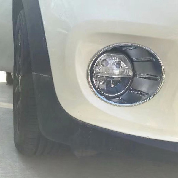 Til Mini Cooper R55 R56 R57 R58 R59 Chrome Tågelampe Lygteafdækning Forreste Kofanger Ring Trim 51117248791