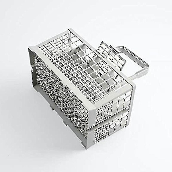Universell bestickkorg för diskmaskin, bärbar bestickkorg, silverbestick, bordsbestick, K-sked