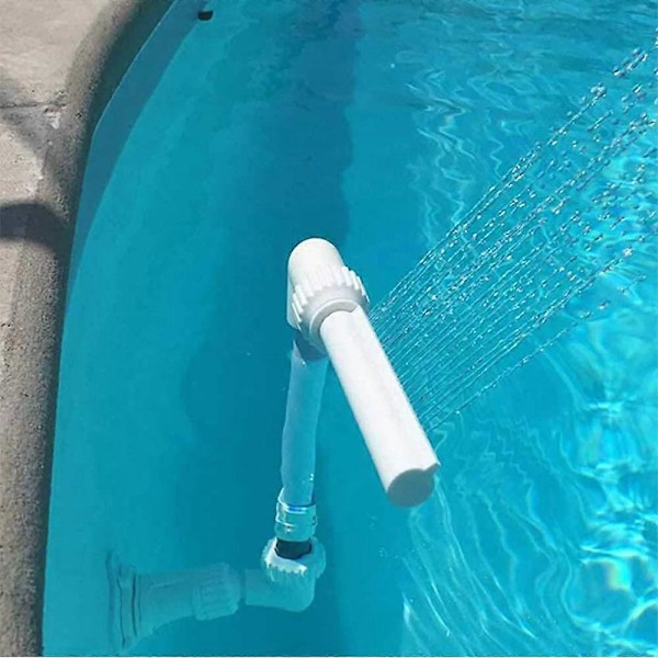 Vattenfallspoolfontän, Fontän för ovanjordiska pooler, Pooltillbehör för utomhusbruk, Justerbar fontänkran för pooltillbehör, Poolvattenfontän