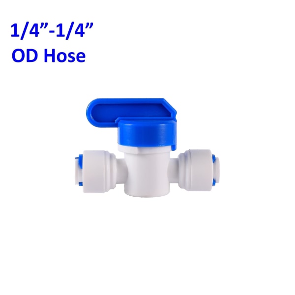 Od 1/4&quot; 3/8&quot; Pipe Quick Access Connector Reverse Osmosis Slip Lock Quick Joint Y Shaped Coupling Tee Coupling Valve Adapter