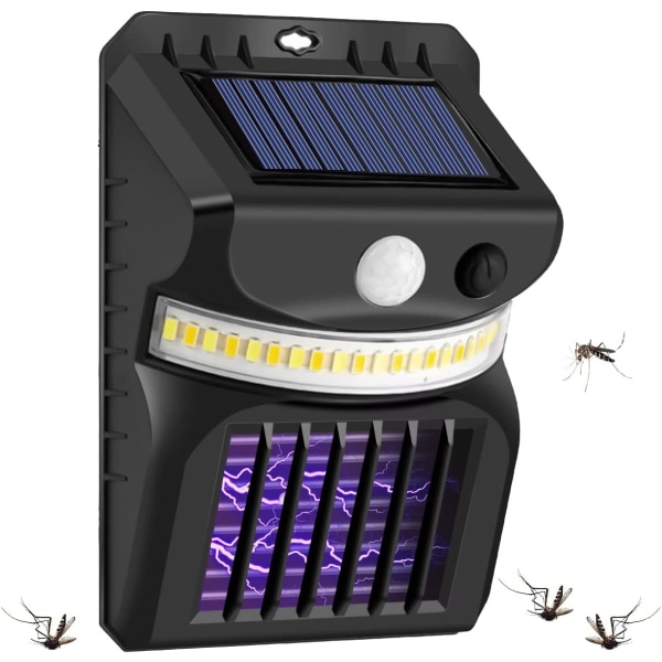 Mosquito Killer, 10W Garden Waterproof Fly Trap LEDs Solar P