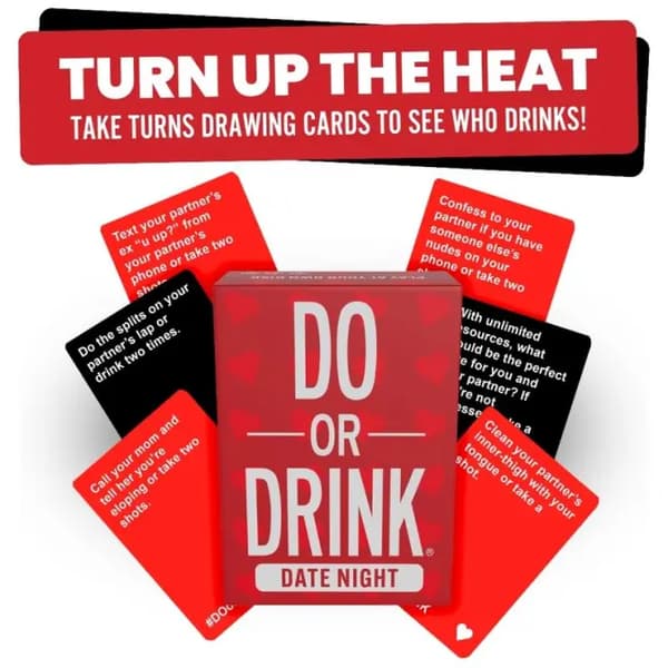 Date Night av Do Or Drink: Festkortspill for par