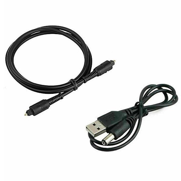 Digital till analog ljudkonverter optisk fiber Toslink Coax