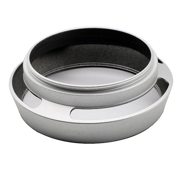 48mm metalobjektivhæt til objektiver med 48mm filtergevind, til
