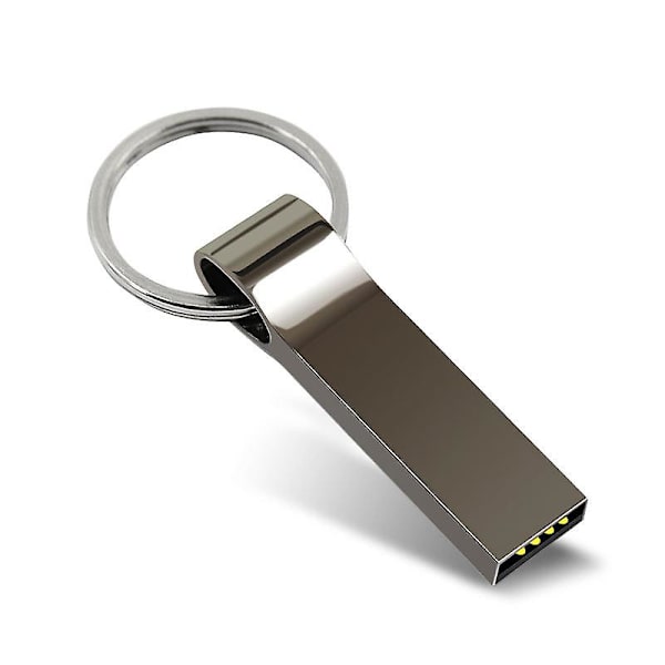 USB 2.0 -muistitikku avaimenperä, metallinen, luova lahja