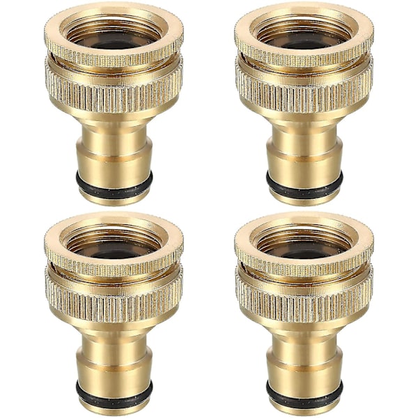 Havehane Messing Vandhane Connector, 1/2 Tomme Og 3/4 Tomme 2-i-1