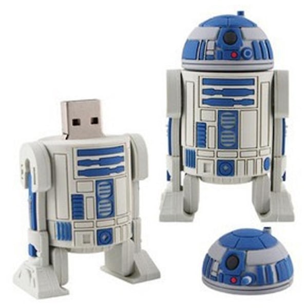 Mote Cartoon Star Wars-serien USB 2.0 64 GB flash-stasjon minnepinner U-disk