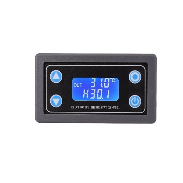 Digital temperaturregulator 12v 24v LCD-display digital termostat høj præcision temperaturstyringsmodul køling opvarmning automatisk panel