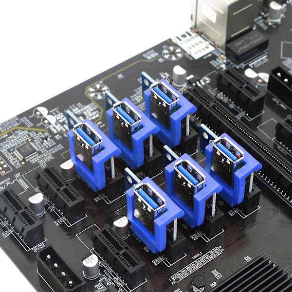 Pystysuora PCI-e-nousukortin pidike lukitus PCI-e-kaapelille Black 1 set of 5