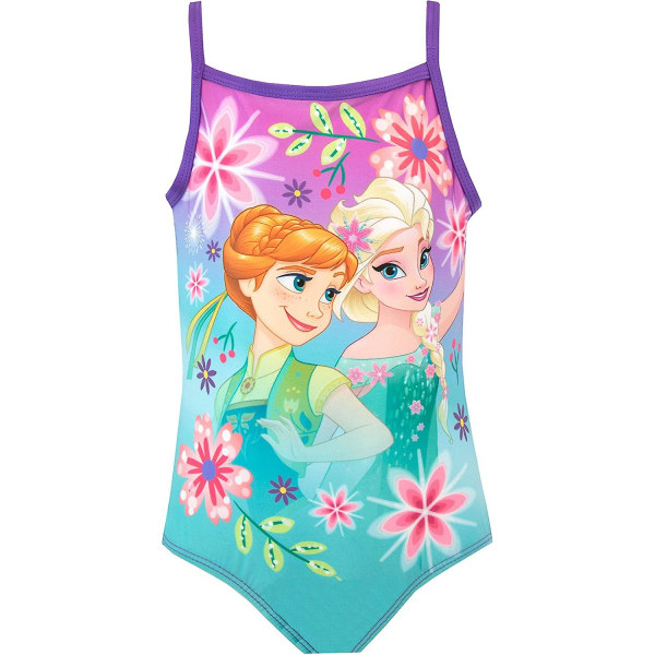 Piger Frozen Svømmekostume Prinsesse Anna og Elsa Swimsui