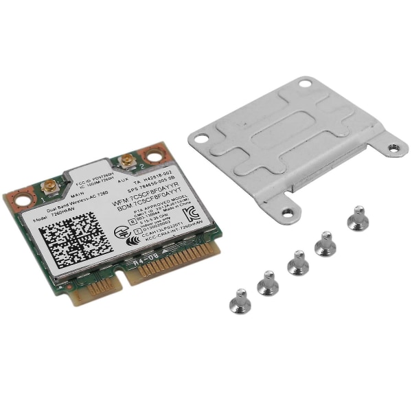 Dual Ac1200 Langaton Sovitin Intel 7260 7260hmw Ac Mini Pci-e 2.4g/5g Wifi + Bluetooth