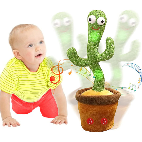 Dancing Cactus,Talking Cactus Toy,Sunny The Cactus Repeats