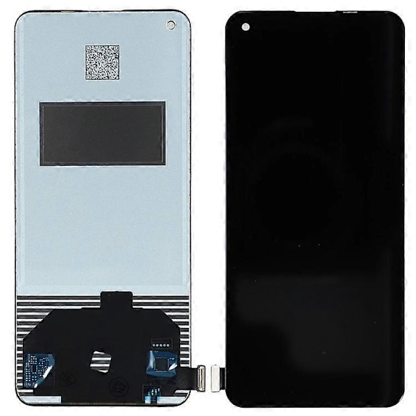 Kompatibel för OnePlus Nord 2 5G / 2T 5G / Nord CE 5G Grad C LCD-skärm och digitizer-monteringsdel (TFT-teknik) (Utan logotyp)
