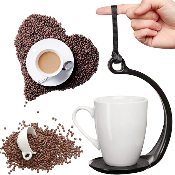 Spill Not Cup Carrier, Anti-spill Mug Cup Holder för varma och kalla drycker, te och kaffe