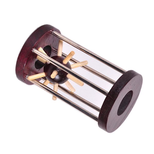 2,28x3,82 tum Upplåsning Interlock Spel IQ Logiktest Trä- och Metallpussel 3D Pusselspel för Barn Vuxna 3D Upplåsningsleksak