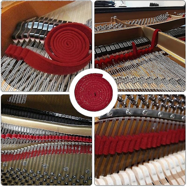 Piano Tuning Kit, Profesjonelt Piano Tuning Kit Inkludert Tuning Wrench Hammer, Temperament Strip
