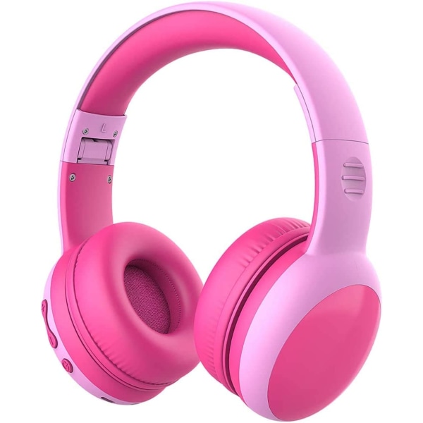 Bluetooth-hodetelefoner for barn med mikrofon, trådløse hodetelefoner for  barn, 85 dB volumbegrenset hørselsvern, stereohodetelefoner for gutter og  jenter (rosa) ef66 | Fyndiq