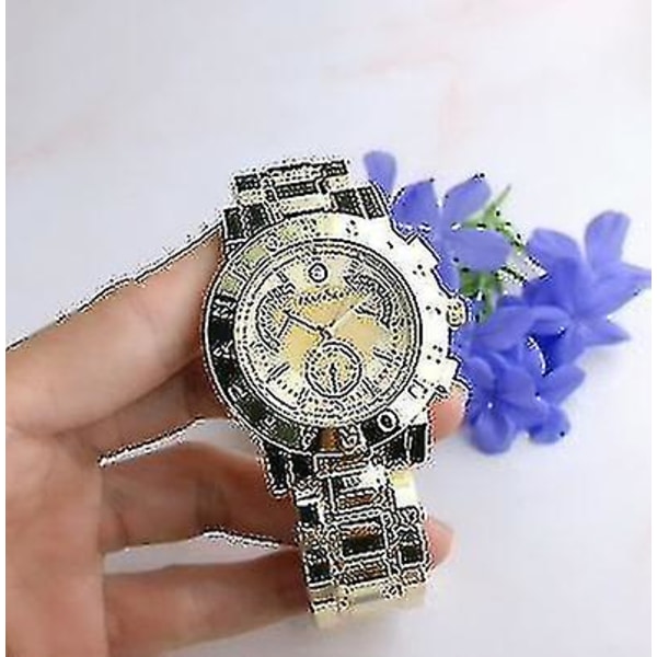 Pandora Luxury Quartz Watch i rostfritt stål - Unisex klocka av hög kvalitet för män och kvinnor