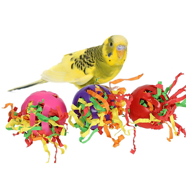 3 st/set Mångsidiga papegojträning leksaker fågelbur leksaker för parrotlet nymfkakadua