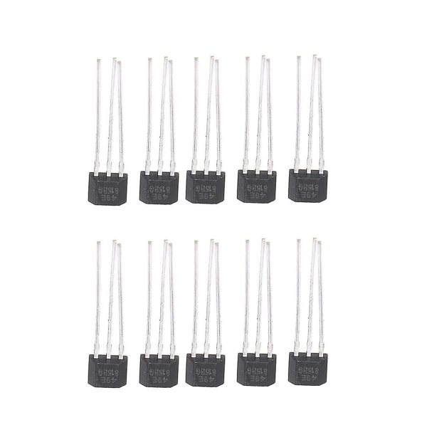 10 stk. 49e Hall Element Oh49e Spændingsregulator Hall Effekt Sensor Lineær Switch