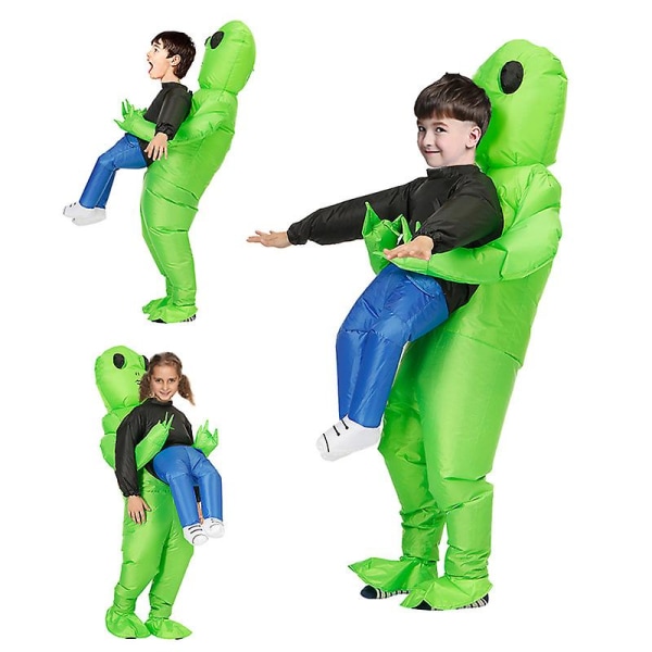 Alien uppblåsbara kläder för vuxna barn Roliga kostymer Cosplay