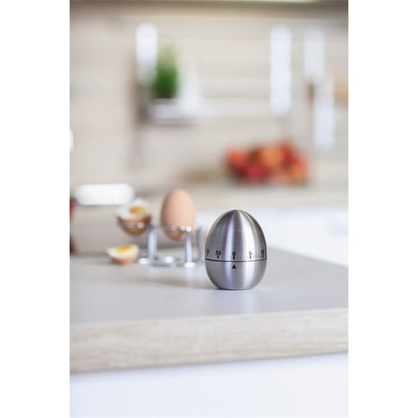 Kjøkken timer egg timer, rustfritt stål