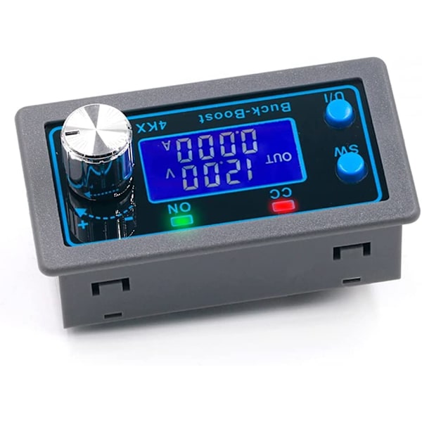 DC Buck Boost Konverter Variabel Spänningsregulator CC CV 0.5-30V 4A 5V 6V 12V 24V Strömförsörjningsmodul Justerbar Spänning Reglerad Laboratorie Strömförsörjning