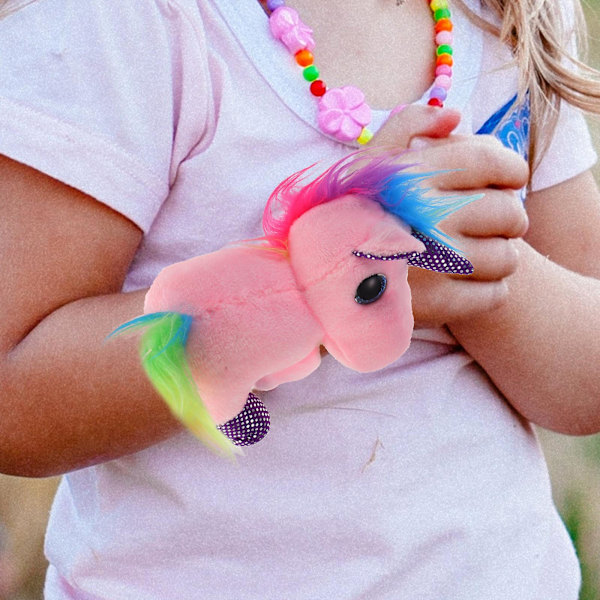 Täytetty eläin ranneke söpö ranneke plushi yksisarvinen ranneke lasten juhlaleikki