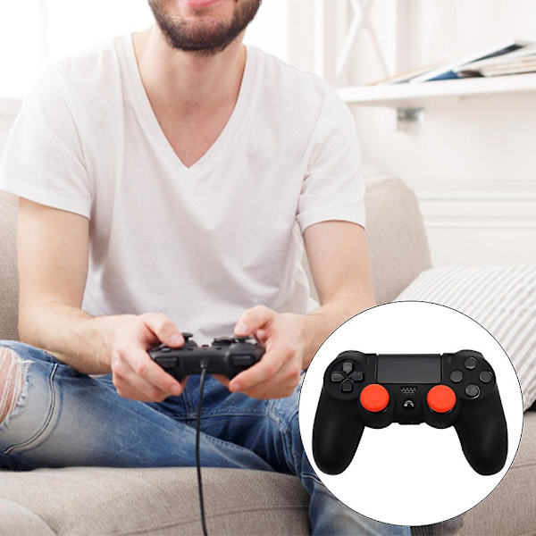 2-pack Gamepad Tumgrepp Silikonöverdrag Joystick Caps Gaming