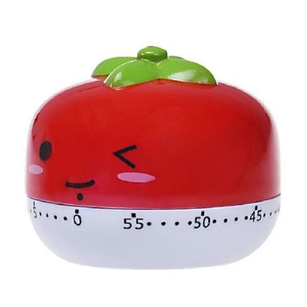 Roterende Verktøy Eggkoker Timer Nyhet Kjøkken Timer Grønnsak Dyr Matlaging Timer Digital Egg Timer Cupcake Timer Rød