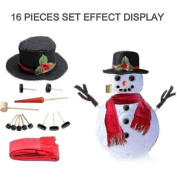 Snowman Kit - Vinter udendørs sjovt legetøj til børn jul