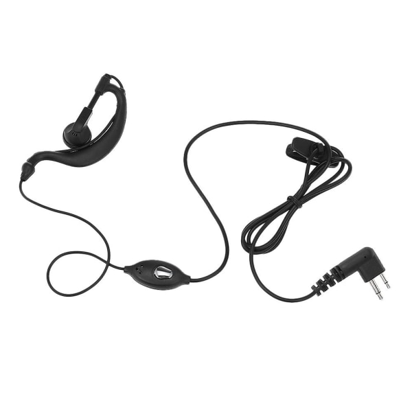 Walkie Talkie Headset med öronmussla och mikrofon Ptt