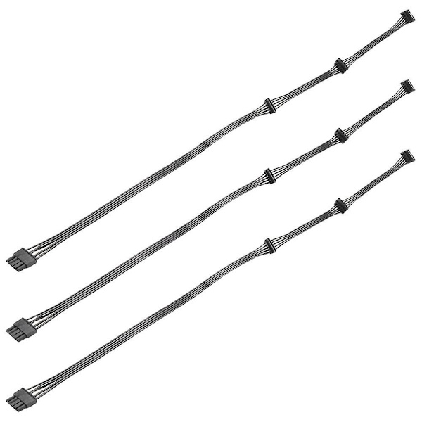 3x 5pin 1 til 3 perifer 4 pin Molex Ide 5p Psu strømforsyningskabel til V550 V650 V700 V750 V850 V1