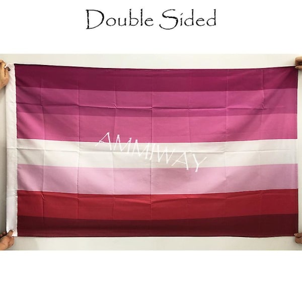 Ukuran Apa Pun Non Biner Nb Pride Rianbow Bendera Lgbt Genderqueer Gq Identitas Sukupuoli Ei-biner Fllag Satu Atau Dua Sisi