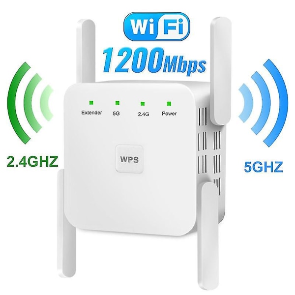 1200mbps langaton Wifi-vahvistin Repetidor Repeater White EU plug