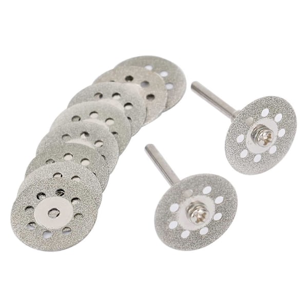 12 kpl 22 mm timanttikatkaisulaikkoja pyörivälle työkalulle, hiomakoneelle, metallin katkaisukiekko laatoille tai muulle