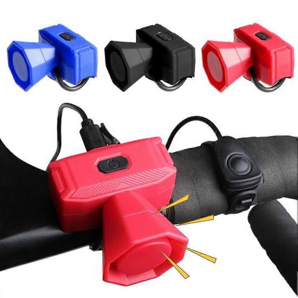 Genopladelig Mini Elektrisk Cykelhorn Black