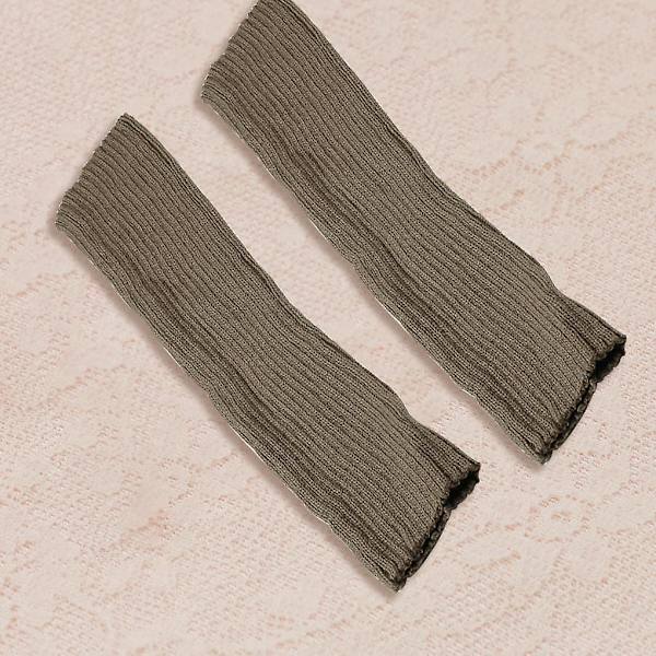 1 Pari Leg Socks Talv lämpimänä pitävät Jalkaholkit Makeat Värit Neulotu