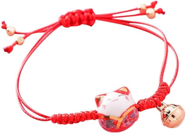 Lucky Charms Flätad Armband Justerbart Armband (Röd)